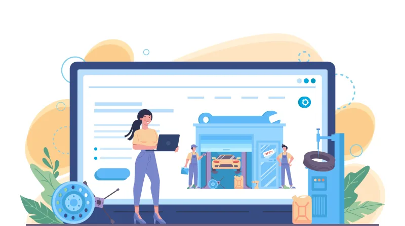 Site internet d’un garage automobile conçu pour convertir ses visiteurs